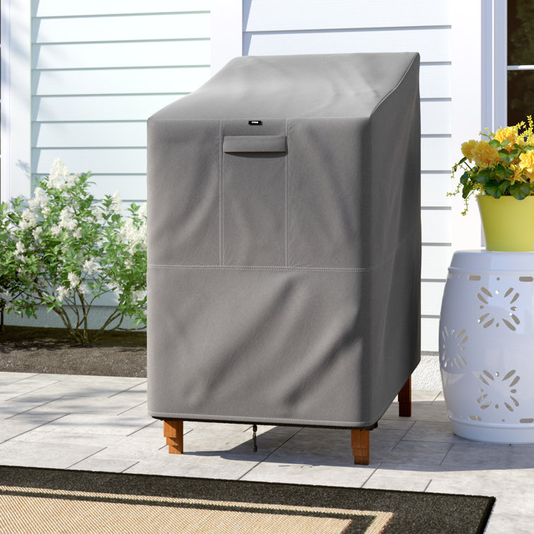 Arlmont & Co. Heavy Duty Premium Stackable Patio Chair Cover & Reviews